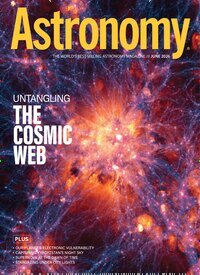 Titelbild der Ausgabe 6/2026 von Astronomy. Diese Zeitschrift und viele weitere Reisemagazine, Freizeitmagazine und Wissensmagazine als Abo oder epaper bei United Kiosk online kaufen.