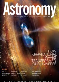 Titelbild der Ausgabe 8/2026 von Astronomy. Diese Zeitschrift und viele weitere Reisemagazine, Freizeitmagazine und Wissensmagazine als Abo oder epaper bei United Kiosk online kaufen.