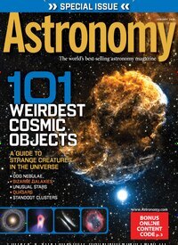 Titelbild der Ausgabe 13/2023 von Astronomy. Diese Zeitschrift und viele weitere Reisemagazine, Freizeitmagazine und Wissensmagazine als Abo oder epaper bei United Kiosk online kaufen.
