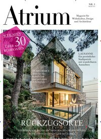 Titelbild der Ausgabe 3/2022 von Atrium. Diese Zeitschrift und viele weitere Gartenzeitschriften und Wohnzeitschriften als Abo oder epaper bei United Kiosk online kaufen.