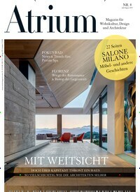 Titelbild der Ausgabe 4/2019 von Atrium. Diese Zeitschrift und viele weitere Gartenzeitschriften und Wohnzeitschriften als Abo oder epaper bei United Kiosk online kaufen.