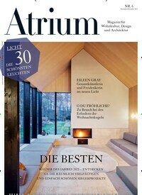 Titelbild der Ausgabe 6/2022 von Atrium. Diese Zeitschrift und viele weitere Gartenzeitschriften und Wohnzeitschriften als Abo oder epaper bei United Kiosk online kaufen.
