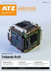 Titelbild der Ausgabe 3/2026 von ATZ elektronik. Diese Zeitschrift und viele weitere Industriemagazine und Handwerkmagazine als Abo oder epaper bei United Kiosk online kaufen.