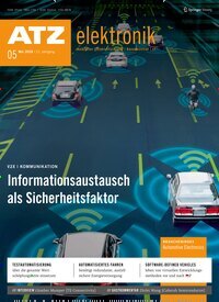 Titelbild der Ausgabe 5/2026 von ATZ elektronik. Diese Zeitschrift und viele weitere Industriemagazine und Handwerkmagazine als Abo oder epaper bei United Kiosk online kaufen.