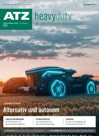 Titelbild der Ausgabe 2/2025 von ATZheavyduty. Diese Zeitschrift und viele weitere Industriemagazine und Handwerkmagazine als Abo oder epaper bei United Kiosk online kaufen.
