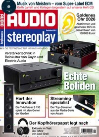 Titelbild der Ausgabe 1/2026 von Audio. Diese Zeitschrift und viele weitere Audiomagazine, Filmmagazine und Fotozeitschriften als Abo oder epaper bei United Kiosk online kaufen.