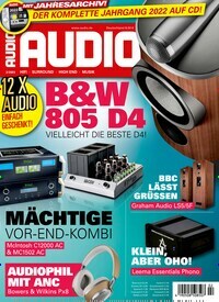 Titelbild der Ausgabe 2/2023 von Audio. Diese Zeitschrift und viele weitere Audiomagazine, Filmmagazine und Fotozeitschriften als Abo oder epaper bei United Kiosk online kaufen.