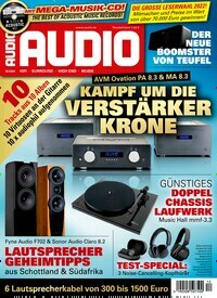 Titelbild der Ausgabe 12/2021 von Audio. Diese Zeitschrift und viele weitere Audiomagazine, Filmmagazine und Fotozeitschriften als Abo oder epaper bei United Kiosk online kaufen.
