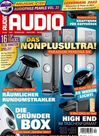 Titelbild der Ausgabe 12/2022 von Audio. Diese Zeitschrift und viele weitere Audiomagazine, Filmmagazine und Fotozeitschriften als Abo oder epaper bei United Kiosk online kaufen.