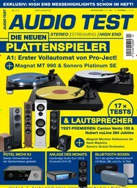 Titelbild der Ausgabe 4/2022 von Audio Test. Diese Zeitschrift und viele weitere Audiomagazine, Filmmagazine und Fotozeitschriften als Abo oder epaper bei United Kiosk online kaufen.
