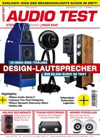 Titelbild der Ausgabe 4/2023 von Audio Test. Diese Zeitschrift und viele weitere Audiomagazine, Filmmagazine und Fotozeitschriften als Abo oder epaper bei United Kiosk online kaufen.