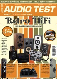 Titelbild der Ausgabe 8/2022 von Audio Test. Diese Zeitschrift und viele weitere Audiomagazine, Filmmagazine und Fotozeitschriften als Abo oder epaper bei United Kiosk online kaufen.