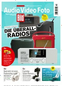 Titelbild der Ausgabe 10/2023 von Audio Video Foto Bild. Diese Zeitschrift und viele weitere Audiomagazine, Filmmagazine und Fotozeitschriften als Abo oder epaper bei United Kiosk online kaufen.