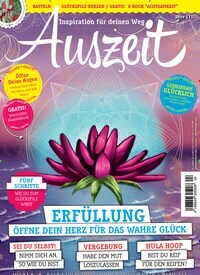 Titelbild der Ausgabe 4/2021 von Auszeit. Diese Zeitschrift und viele weitere Frauenzeitschriften als Abo oder epaper bei United Kiosk online kaufen.