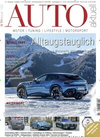 Titelbild der Ausgabe 1/2023 von Auto aktuell. Diese Zeitschrift und viele weitere Automagazine und Motorradzeitschriften als Abo oder epaper bei United Kiosk online kaufen.