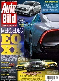 Titelbild der Ausgabe 1/2022 von Auto Bild. Diese Zeitschrift und viele weitere Automagazine und Motorradzeitschriften als Abo oder epaper bei United Kiosk online kaufen.