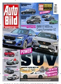 Titelbild der Ausgabe 16/2024 von Auto Bild. Diese Zeitschrift und viele weitere Automagazine und Motorradzeitschriften als Abo oder epaper bei United Kiosk online kaufen.