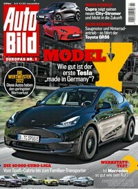 Titelbild der Ausgabe 24/2022 von Auto Bild. Diese Zeitschrift und viele weitere Automagazine und Motorradzeitschriften als Abo oder epaper bei United Kiosk online kaufen.
