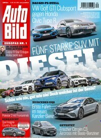 Titelbild der Ausgabe 30/2021 von Auto Bild. Diese Zeitschrift und viele weitere Automagazine und Motorradzeitschriften als Abo oder epaper bei United Kiosk online kaufen.