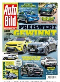 Titelbild der Ausgabe 34/2025 von Auto Bild. Diese Zeitschrift und viele weitere Automagazine und Motorradzeitschriften als Abo oder epaper bei United Kiosk online kaufen.