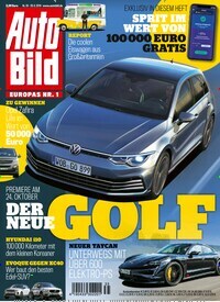 Titelbild der Ausgabe 35/2019 von Auto Bild. Diese Zeitschrift und viele weitere Automagazine und Motorradzeitschriften als Abo oder epaper bei United Kiosk online kaufen.