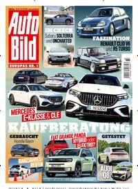 Titelbild der Ausgabe 43/2025 von Auto Bild. Diese Zeitschrift und viele weitere Automagazine und Motorradzeitschriften als Abo oder epaper bei United Kiosk online kaufen.