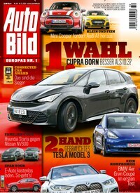 Titelbild der Ausgabe 50/2021 von Auto Bild. Diese Zeitschrift und viele weitere Automagazine und Motorradzeitschriften als Abo oder epaper bei United Kiosk online kaufen.