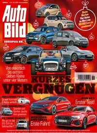 Titelbild der Ausgabe 51/2021 von Auto Bild. Diese Zeitschrift und viele weitere Automagazine und Motorradzeitschriften als Abo oder epaper bei United Kiosk online kaufen.