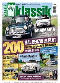 Titelbild der Ausgabe 4/2026 von Auto Bild klassik. Diese Zeitschrift und viele weitere Automagazine und Motorradzeitschriften als Abo oder epaper bei United Kiosk online kaufen.