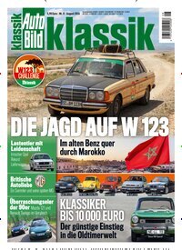 Titelbild der Ausgabe 8/2026 von Auto Bild klassik. Diese Zeitschrift und viele weitere Automagazine und Motorradzeitschriften als Abo oder epaper bei United Kiosk online kaufen.