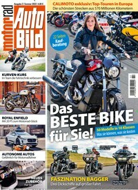Titelbild der Ausgabe 2/2022 von Auto Bild Motorrad. Diese Zeitschrift und viele weitere Automagazine und Motorradzeitschriften als Abo oder epaper bei United Kiosk online kaufen.