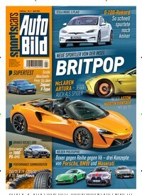 Titelbild der Ausgabe 4/2024 von Auto Bild sportscars. Diese Zeitschrift und viele weitere Automagazine und Motorradzeitschriften als Abo oder epaper bei United Kiosk online kaufen.