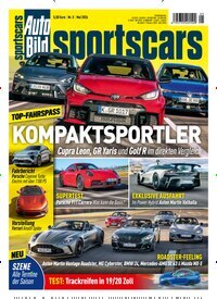 Titelbild der Ausgabe 5/2026 von Auto Bild sportscars. Diese Zeitschrift und viele weitere Automagazine und Motorradzeitschriften als Abo oder epaper bei United Kiosk online kaufen.