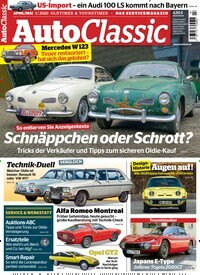 Titelbild der Ausgabe 3/2020 von Auto Classic. Diese Zeitschrift und viele weitere Automagazine und Motorradzeitschriften als Abo oder epaper bei United Kiosk online kaufen.