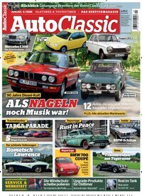 Titelbild der Ausgabe 4/2026 von Auto Classic. Diese Zeitschrift und viele weitere Automagazine und Motorradzeitschriften als Abo oder epaper bei United Kiosk online kaufen.