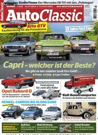 Titelbild der Ausgabe 7/2019 von Auto Classic. Diese Zeitschrift und viele weitere Automagazine und Motorradzeitschriften als Abo oder epaper bei United Kiosk online kaufen.