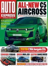 Titelbild der Ausgabe 17/2025 von Auto Express. Diese Zeitschrift und viele weitere Automagazine und Motorradzeitschriften als Abo oder epaper bei United Kiosk online kaufen.