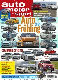 Titelbild der Ausgabe 8/2024 von auto motor und sport. Diese Zeitschrift und viele weitere Automagazine und Motorradzeitschriften als Abo oder epaper bei United Kiosk online kaufen.