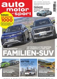 Titelbild der Ausgabe 12/2025 von auto motor und sport. Diese Zeitschrift und viele weitere Automagazine und Motorradzeitschriften als Abo oder epaper bei United Kiosk online kaufen.