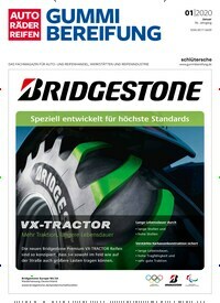 Titelbild der Ausgabe 1/2020 von Auto Räder Reifen Gummibereifung. Diese Zeitschrift und viele weitere Industriemagazine und Handwerkmagazine als Abo oder epaper bei United Kiosk online kaufen.