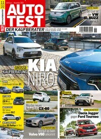 Titelbild der Ausgabe 11/2022 von auto Test. Diese Zeitschrift und viele weitere Automagazine und Motorradzeitschriften als Abo oder epaper bei United Kiosk online kaufen.