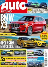 Titelbild der Ausgabe 16/2022 von Auto Zeitung. Diese Zeitschrift und viele weitere Automagazine und Motorradzeitschriften als Abo oder epaper bei United Kiosk online kaufen.