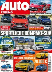 Titelbild der Ausgabe 18/2022 von Auto Zeitung. Diese Zeitschrift und viele weitere Automagazine und Motorradzeitschriften als Abo oder epaper bei United Kiosk online kaufen.