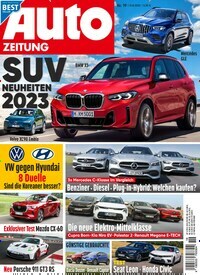 Titelbild der Ausgabe 19/2022 von Auto Zeitung. Diese Zeitschrift und viele weitere Automagazine und Motorradzeitschriften als Abo oder epaper bei United Kiosk online kaufen.
