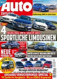 Titelbild der Ausgabe 23/2022 von Auto Zeitung. Diese Zeitschrift und viele weitere Automagazine und Motorradzeitschriften als Abo oder epaper bei United Kiosk online kaufen.