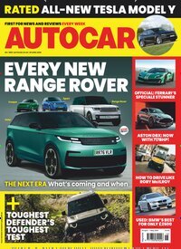 Titelbild der Ausgabe 18/2025 von Autocar. Diese Zeitschrift und viele weitere Automagazine und Motorradzeitschriften als Abo oder epaper bei United Kiosk online kaufen.