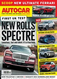 Titelbild der Ausgabe 48/2023 von Autocar. Diese Zeitschrift und viele weitere Automagazine und Motorradzeitschriften als Abo oder epaper bei United Kiosk online kaufen.