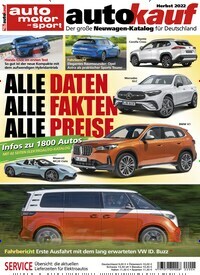 Titelbild der Ausgabe 4/2022 von autokauf. Diese Zeitschrift und viele weitere Automagazine und Motorradzeitschriften als Abo oder epaper bei United Kiosk online kaufen.