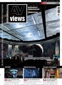 Titelbild der Ausgabe 1/2026 von AV-views. Diese Zeitschrift und viele weitere Logistikmagazine und Medienmagazine als Abo oder epaper bei United Kiosk online kaufen.