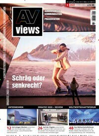 Titelbild der Ausgabe 6/2022 von AV-views. Diese Zeitschrift und viele weitere Logistikmagazine und Medienmagazine als Abo oder epaper bei United Kiosk online kaufen.